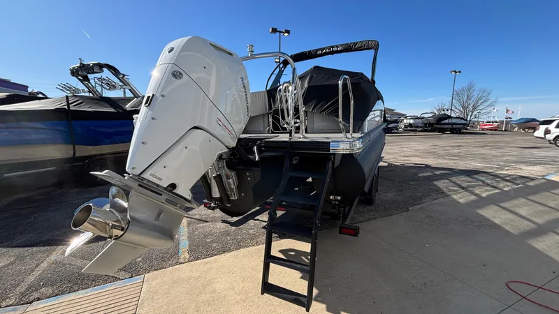 Slide: The Image of 2025 Balise HORIZON 24C boat on trailer at Big Thunder Marine center. - 34