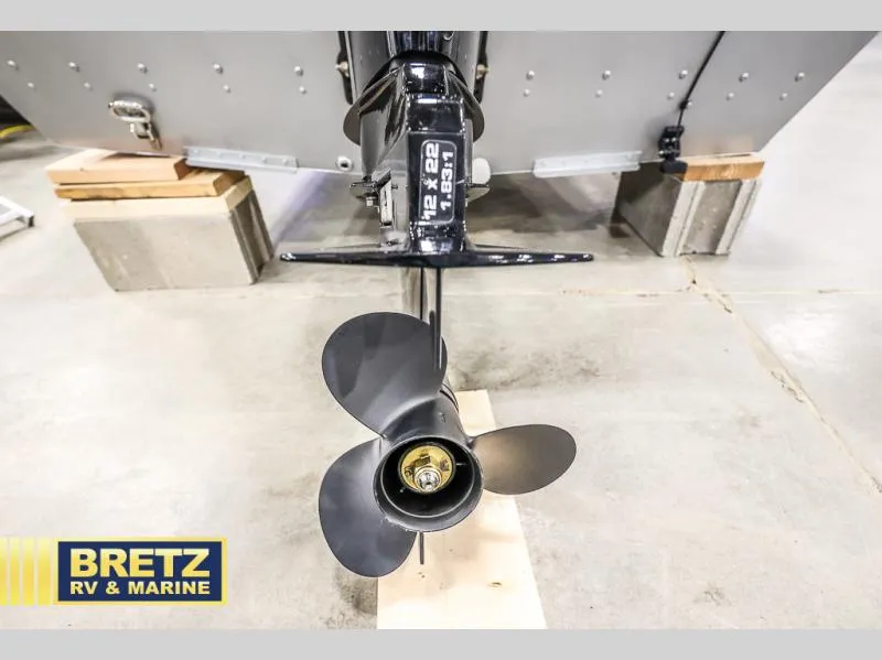 Slide: The Image of 2024 PRO ANGLER 162 boat propeller at Bretz RV & Marine showroom. - 25