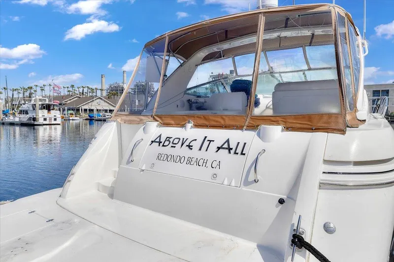Slide: The Image of 1999 Cruisers Yachts 3870 Esprit docked at Redondo Beach marina. - 9