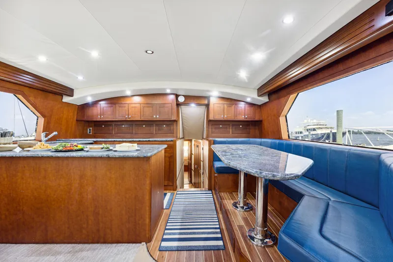 Slide: The Image of Luxurious interior of a 2012 Custom Sportfish yacht. - 4