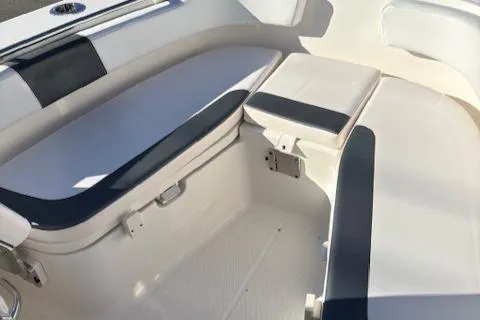 Slide: The Image of 2021 Robalo R200 Center Console boat interior seating area. - 8