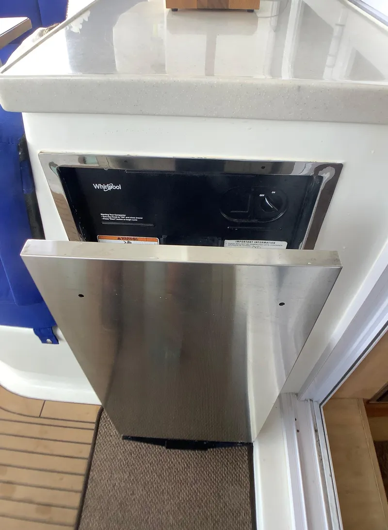 Slide: The Image of Stainless steel appliance on Royal Cape Catamarans Majestic 570 Flybridge, 2021 model. - 49