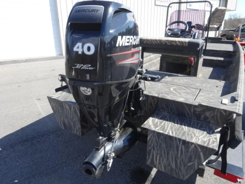 Slide: The Image of 2020 Alweld 1752 Marsh Console boat with Mercury 40 HP outboard motor. - 6