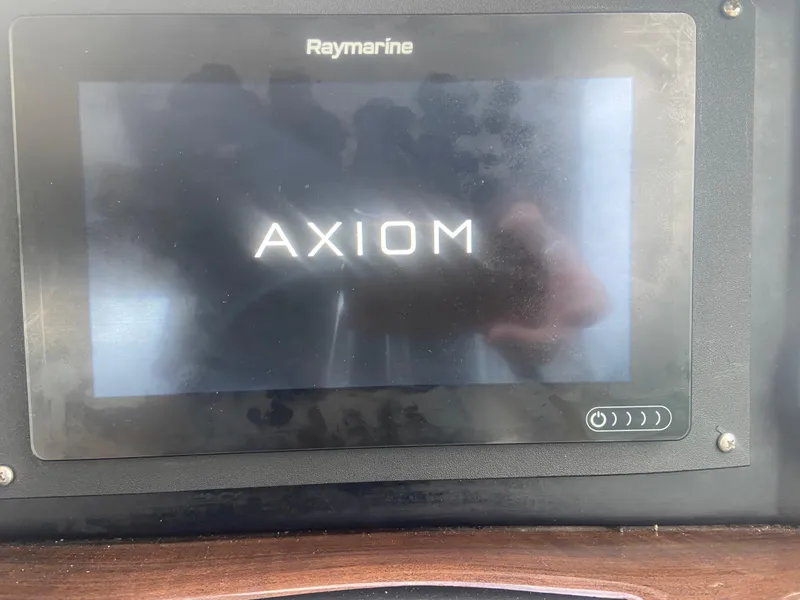 Slide: The Image of Raymarine Axiom display on 2018 Four Winns V355 boat dashboard. - 15