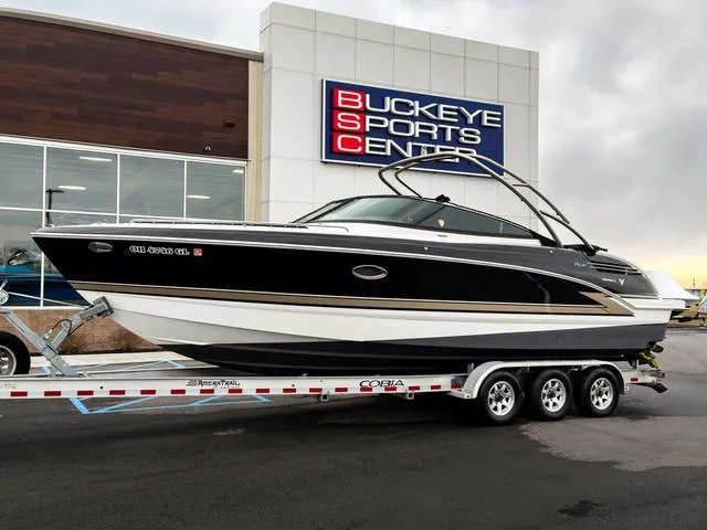 Slide: The Image of 2016 Formula Boats 290 Bowrider on trailer at Buckeye Sports Center. - 1