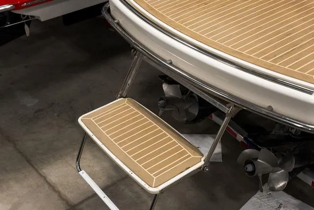 Slide: The Image of 2016 Formula Boats 290 Bowrider swim platform with ladder and dual propellers. - 5