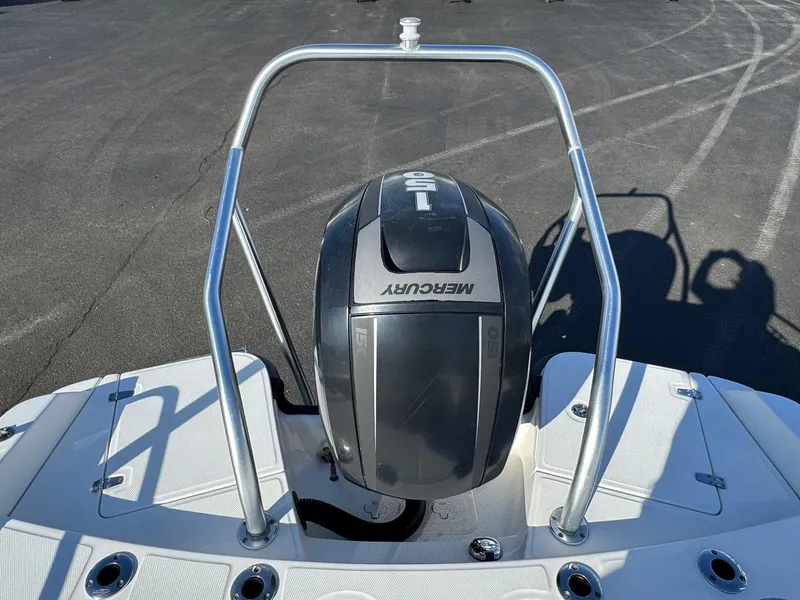 Slide: The Image of Boston Whaler 210 Dauntless 2014 with Mercury outboard motor on a sunny day. - 16