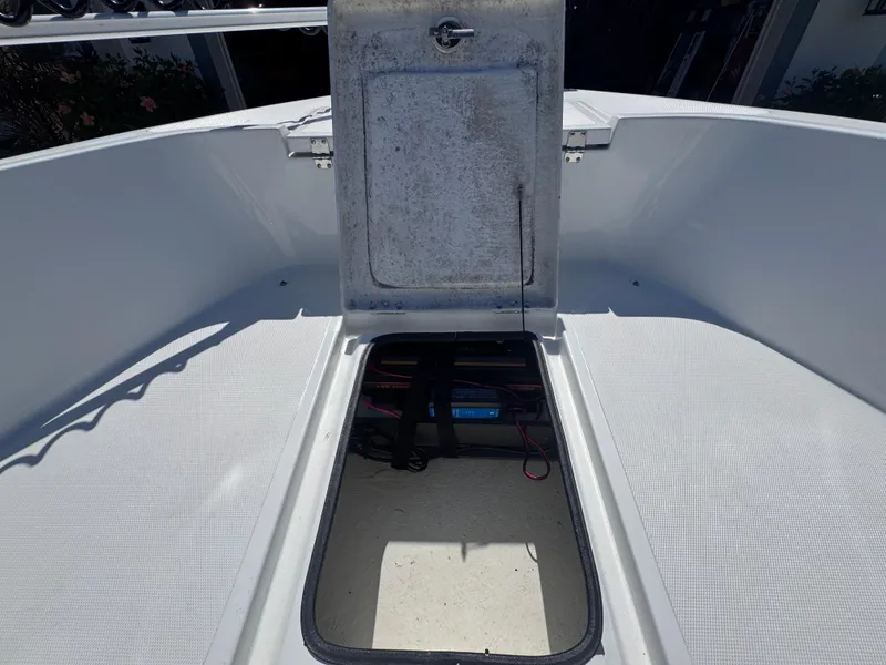 Slide: The Image of 2021 Clearwater 2000 C/C boat on display at a dealership. - 29