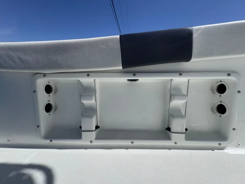 Slide: The Image of Clearwater 2000 C/C 2021 boat with Suzuki 140 outboard motor, rear view. - 35