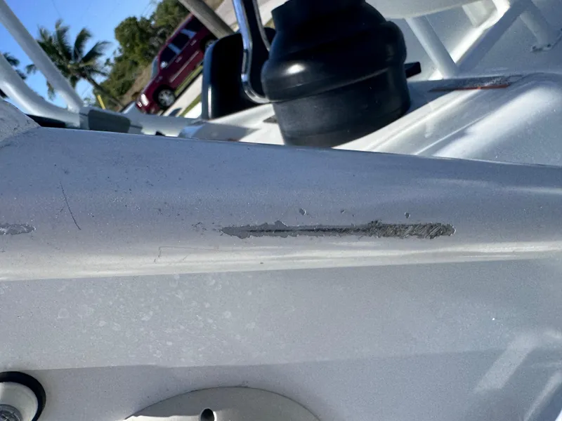 Slide: The Image of Open storage compartment on a 2021 Clearwater 2000 C/C boat deck. - 37