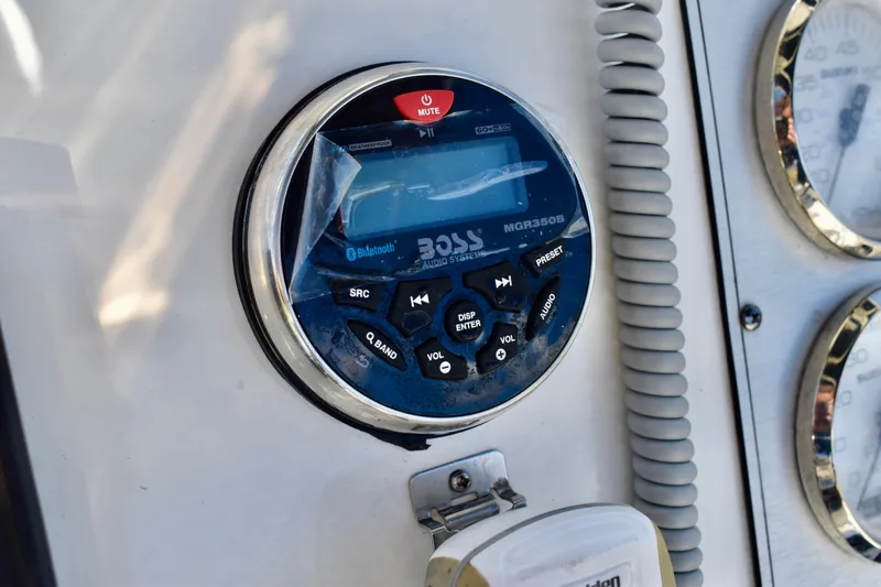 Slide: The Image of Open storage compartment of a 2021 Clearwater 2000 C/C boat. - 47