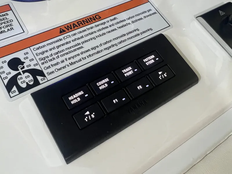 Slide: The Image of 2022 Contender 39 ST boat interior with spacious seating and modern design. - 23