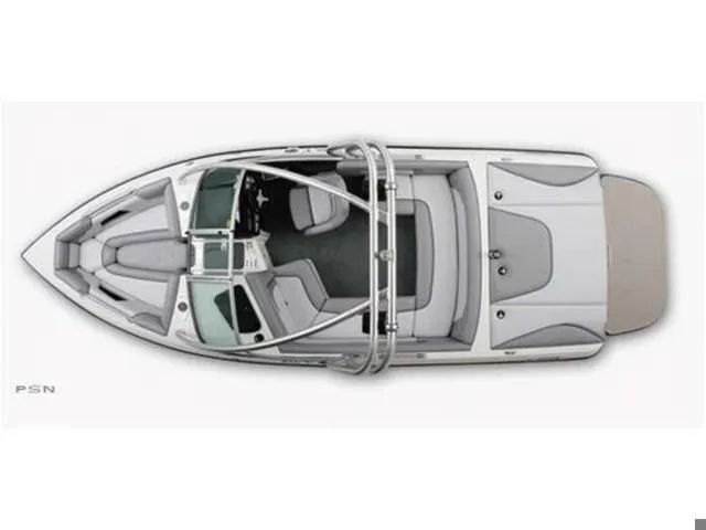 Slide: The Image of 2009 Centurion Elite V C4 Air Warrior boat, top view, showcasing seating and design. - 8