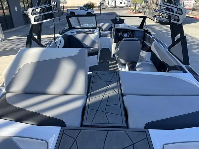 Slide: The Image of 2022 ATX Boats 22 TYPE-S interior with modern seating and sleek design. - 11