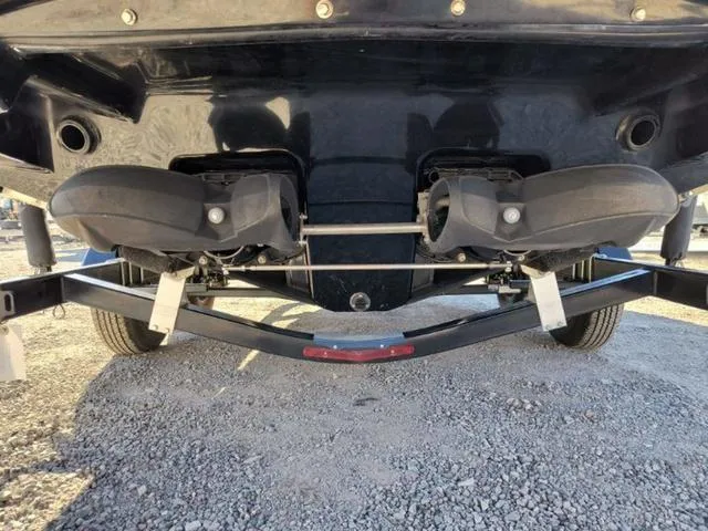 Slide: The Image of 2016 Chaparral Vortex 223 VRX boat underside with dual jet drives. - 19