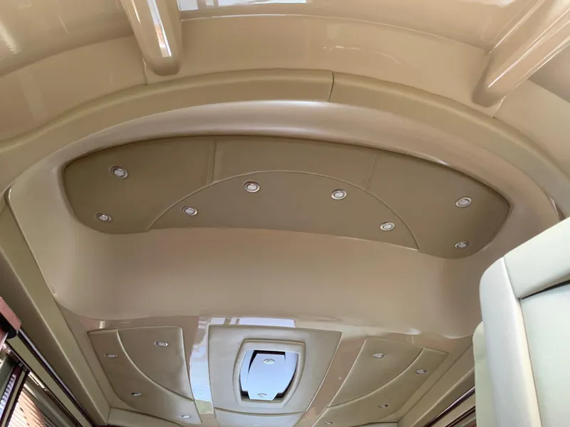 Slide: The Image of Interior ceiling of 2006 Sea Ray 52 Sedan Bridge yacht with recessed lighting. - 16