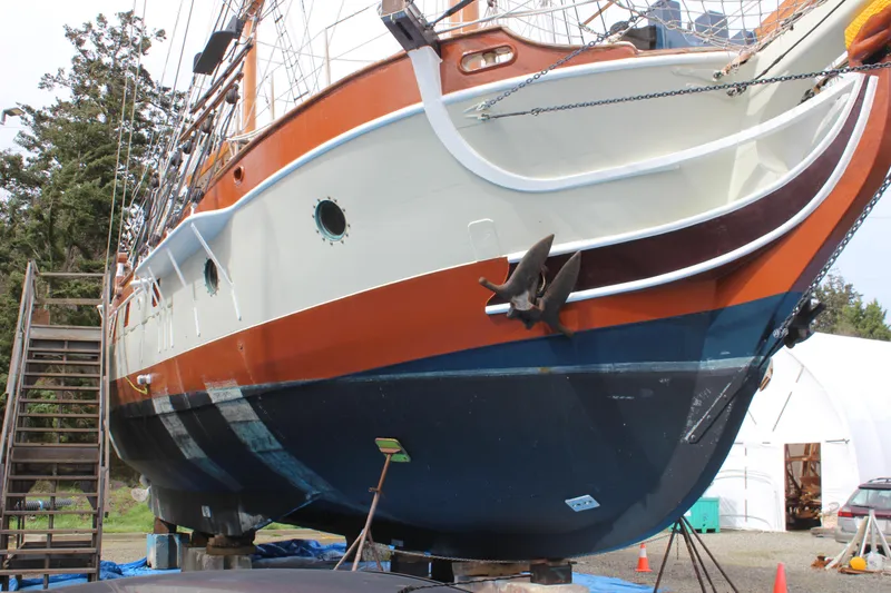 Slide: The Image of Custom Lahaina Welding Co. Square Topsail Ketch 1988 - 134