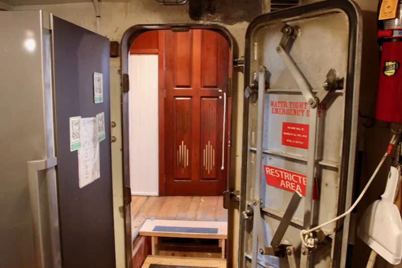 Slide: The Image of Custom Lahaina Welding Co. Square Topsail Ketch 1988 - 94