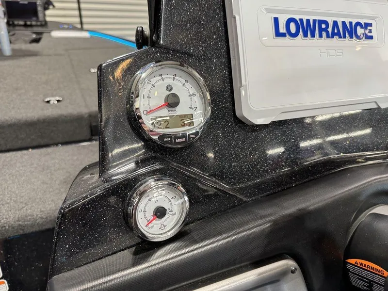 Slide: The Image of Dashboard of 2022 Nitro Z19 Pro boat with Lowrance display and gauges. - 9