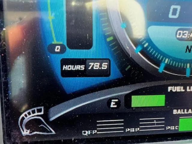 Slide: The Image of Close-up of Centurion ENZO 240 dashboard displaying 78.5 hours usage. - 21