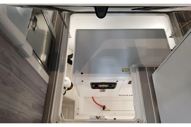 Slide: The Image of 2023 Formula 500 Super Sport Crossover interior compartment with modern design and equipment. - 66