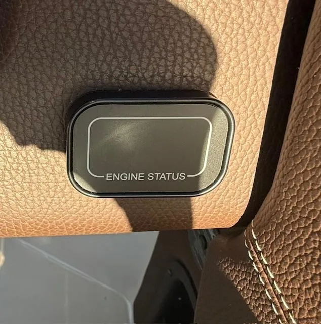 Slide: The Image of Engine status button on 2016 Regal 2800 Bowrider boat dashboard. - 32