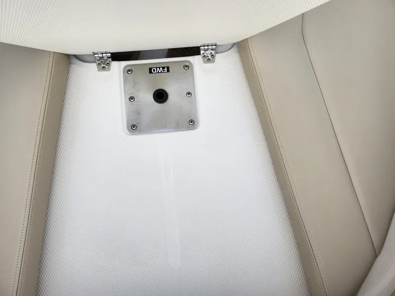 Slide: The Image of 2017 Chaparral 21 H2O Ski & Fish OB interior seating detail. - 20