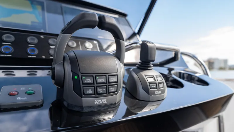 Slide: The Image of Control panel of 2025 Pardo Yachts 38 with advanced navigation system. - 21