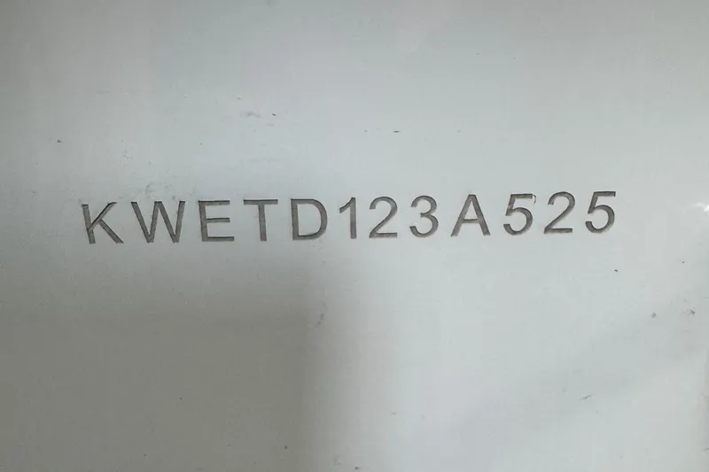 Slide: The Image of Hull identification number on 2025 Key West 203DFS boat. - 9