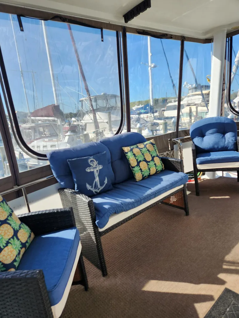 Slide: The Image of Silverton 34 Aft Cabin Motor Yacht 1992 - 3