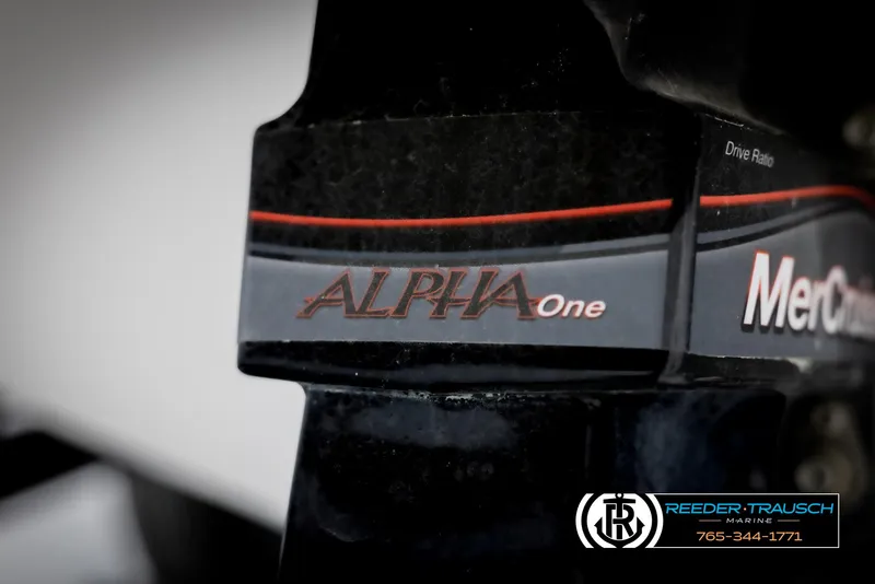 Slide: The Image of Close-up of 2019 Four Winns HD200 Alpha One MerCruiser engine component. - 48