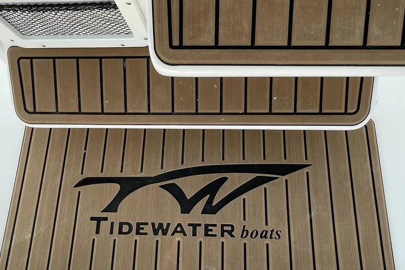 Slide: The Image of Wireless charging station on 2025 Tidewater 232 SS boat. - 29