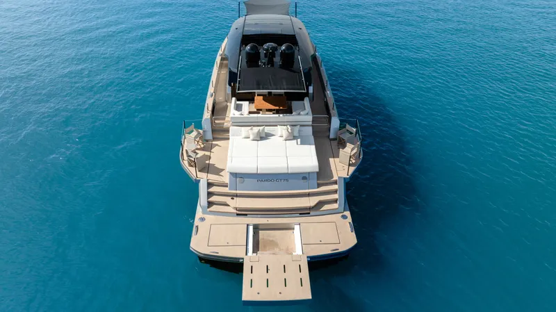 Slide: The Image of Pardo Yachts GT75 2025 - 2