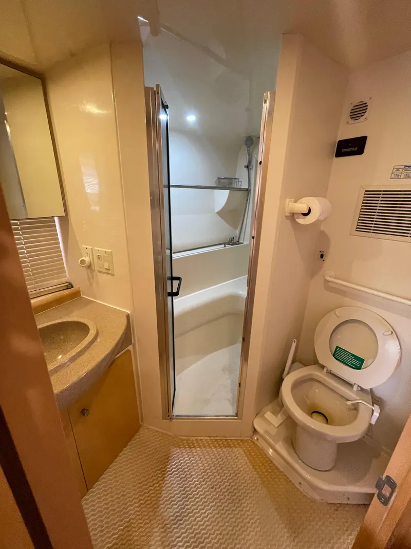 Slide: The Image of Garmin GPS display on 2000 Carver 350 Mariner boat dashboard. - 18