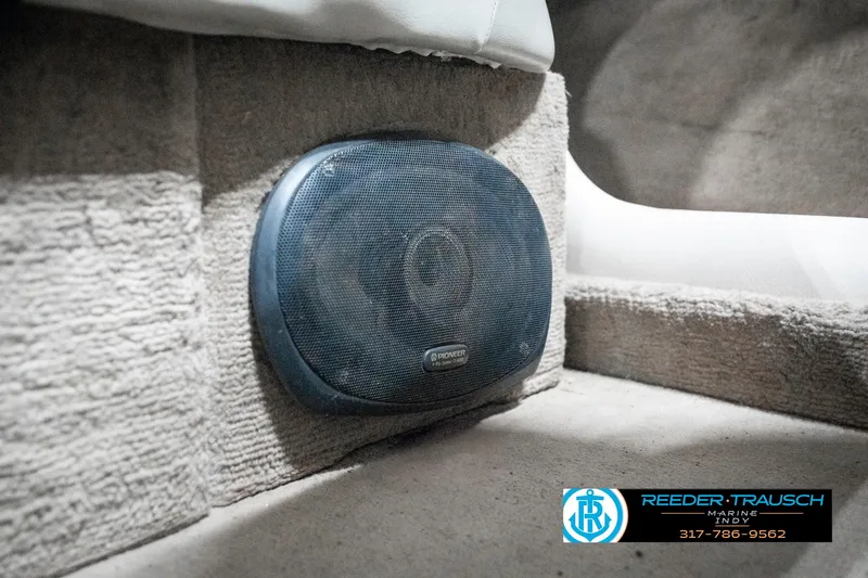 Slide: The Image of Speaker installed in a 1995 Crownline 182 BR boat interior. - 43