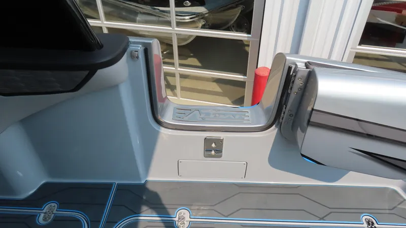 Slide: The Image of MTI 50v 2022 boat interior detail with sleek design and modern features. - 7