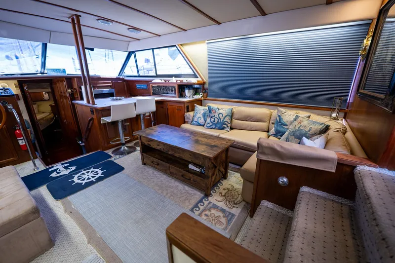 Slide: The Image of Carver 42 Aft Cabin Motor Yacht 1988 - 52