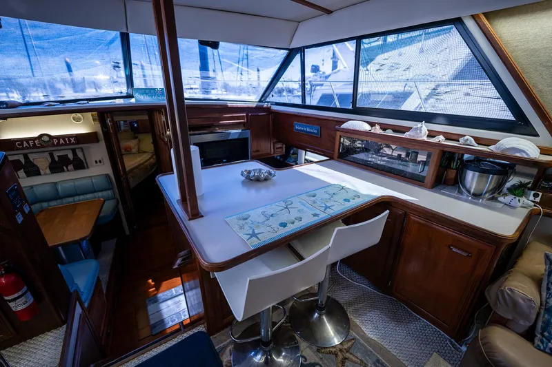 Slide: The Image of Carver 42 Aft Cabin Motor Yacht 1988 - 58