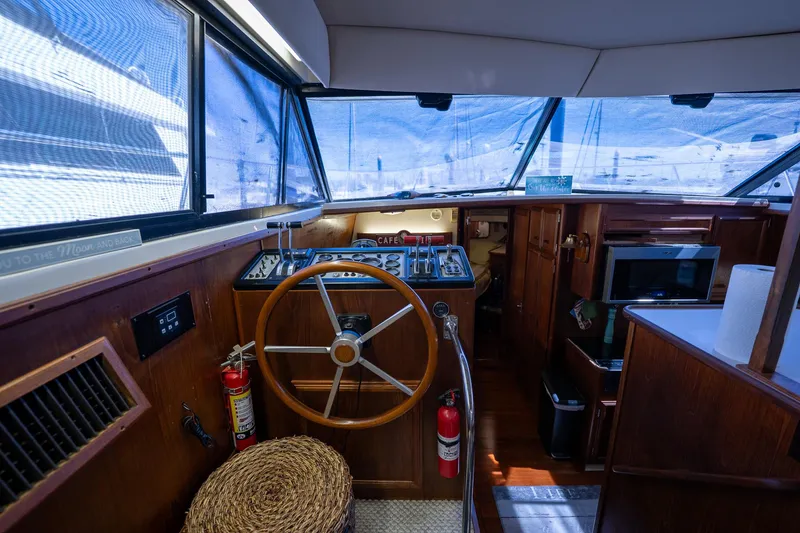 Slide: The Image of Carver 42 Aft Cabin Motor Yacht 1988 - 63