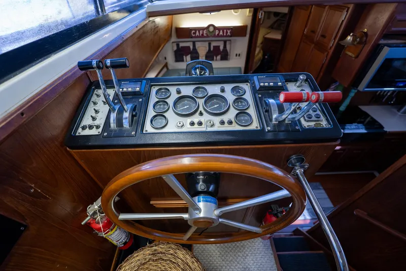 Slide: The Image of Carver Yachts 42 Aft Cabin Motor Yacht 1988 - 64