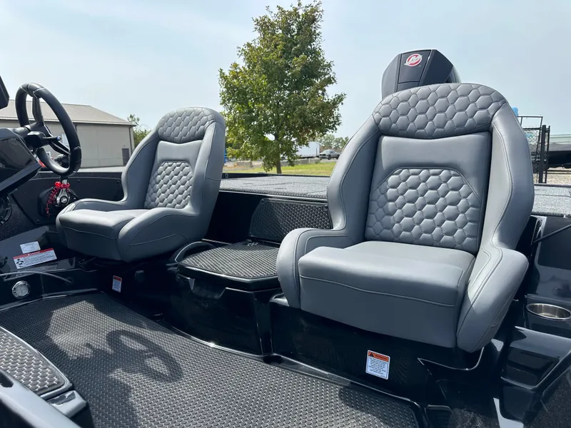 Slide: The Image of Luxurious seating in 2025 iKon VLX20 boat, featuring modern design and comfort. - 13