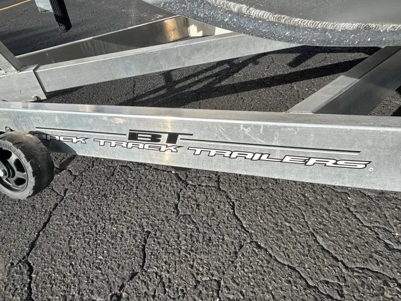 Slide: The Image of Trailer frame with "BF Track Trailers" logo, Veranda Relax VR25RC 2022 model. - 15