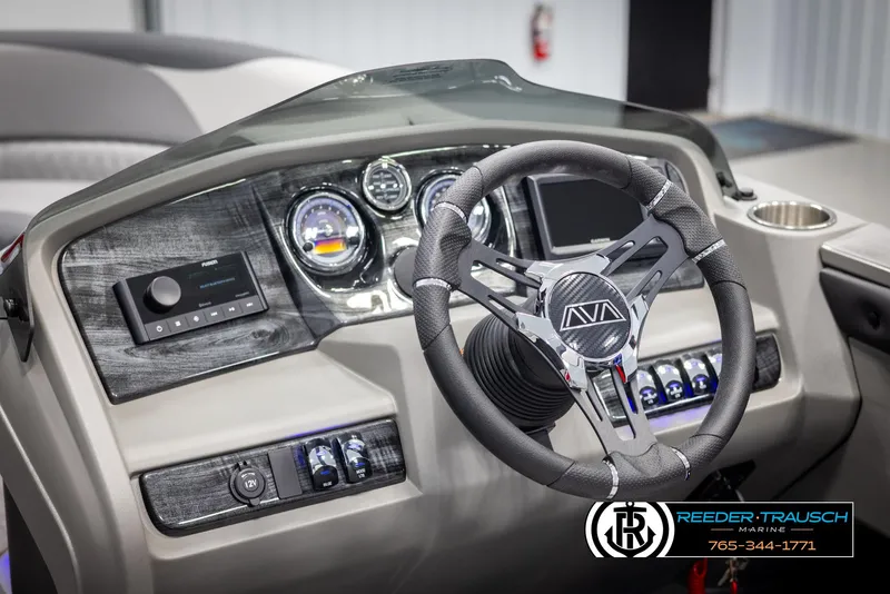 Slide: The Image of 2025 Avalon LSZ VRB dashboard with modern steering wheel and control panel. - 31