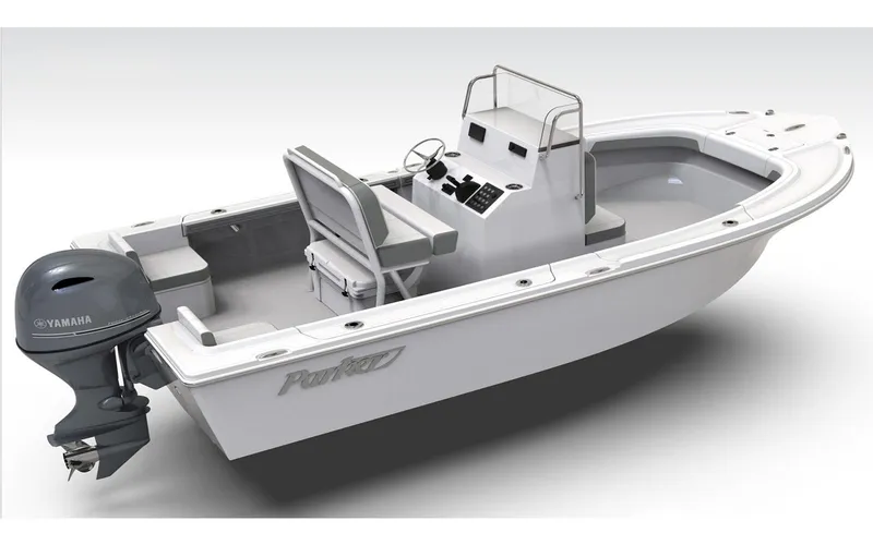 Slide: The Image of 2024 Parker 1801 Center Console boat with Yamaha outboard motor. - 38