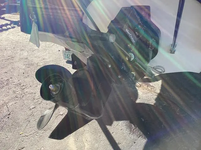 Slide: The Image of 2012 Monterey Sport Boat 184FS propeller and stern, illuminated by sunlight. - 18