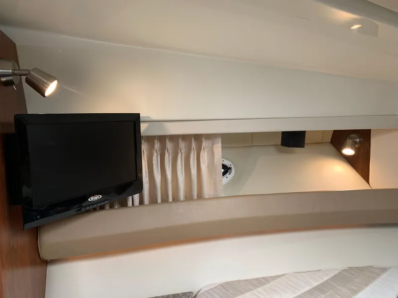 Slide: The Image of Interior of 2014 Monterey 320 Sport Yacht with TV and modern lighting. - 41