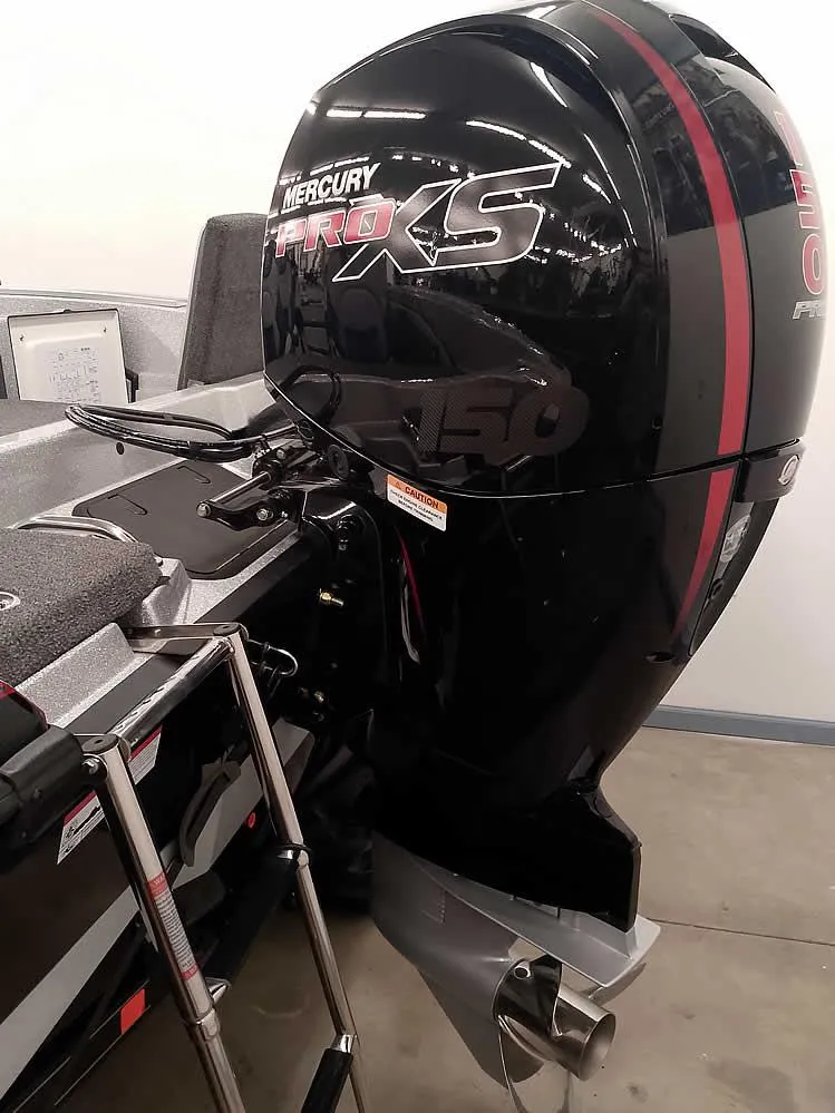 Slide: The Image of 2025 Ranger 1880MS Angler with Mercury Pro XS outboard motor. - 3