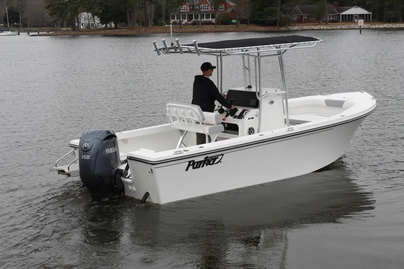 Slide: The Image of Parker Marine 21SE Center Console 2025 - 2