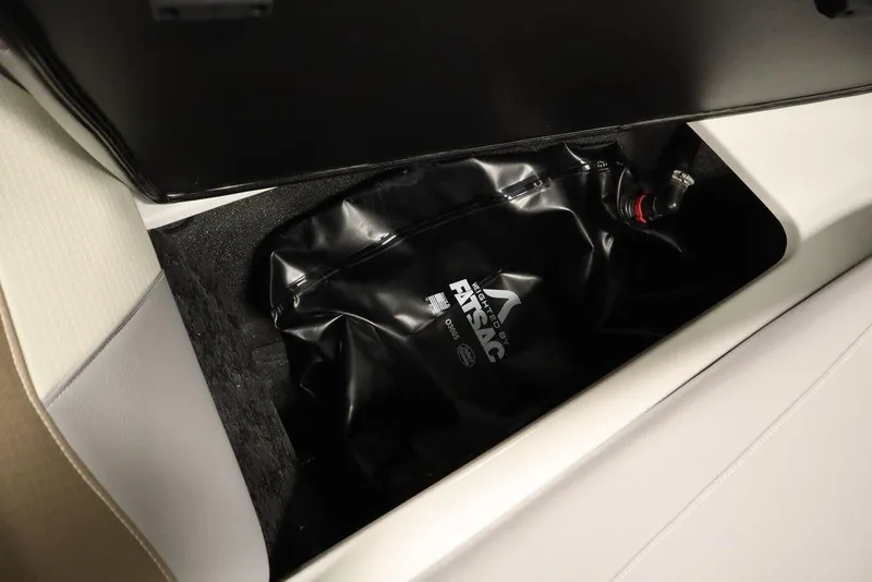 Slide: The Image of Centurion Ri245 2025 storage compartment with ballast bag, enhancing boat performance. - 12