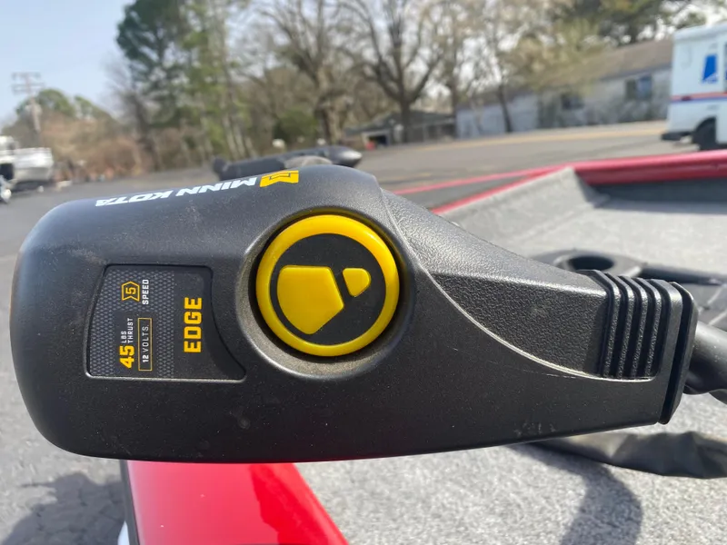 Slide: The Image of Minn Kota Edge trolling motor on 2022 Tracker Pro Team 175 TXW boat. - 10